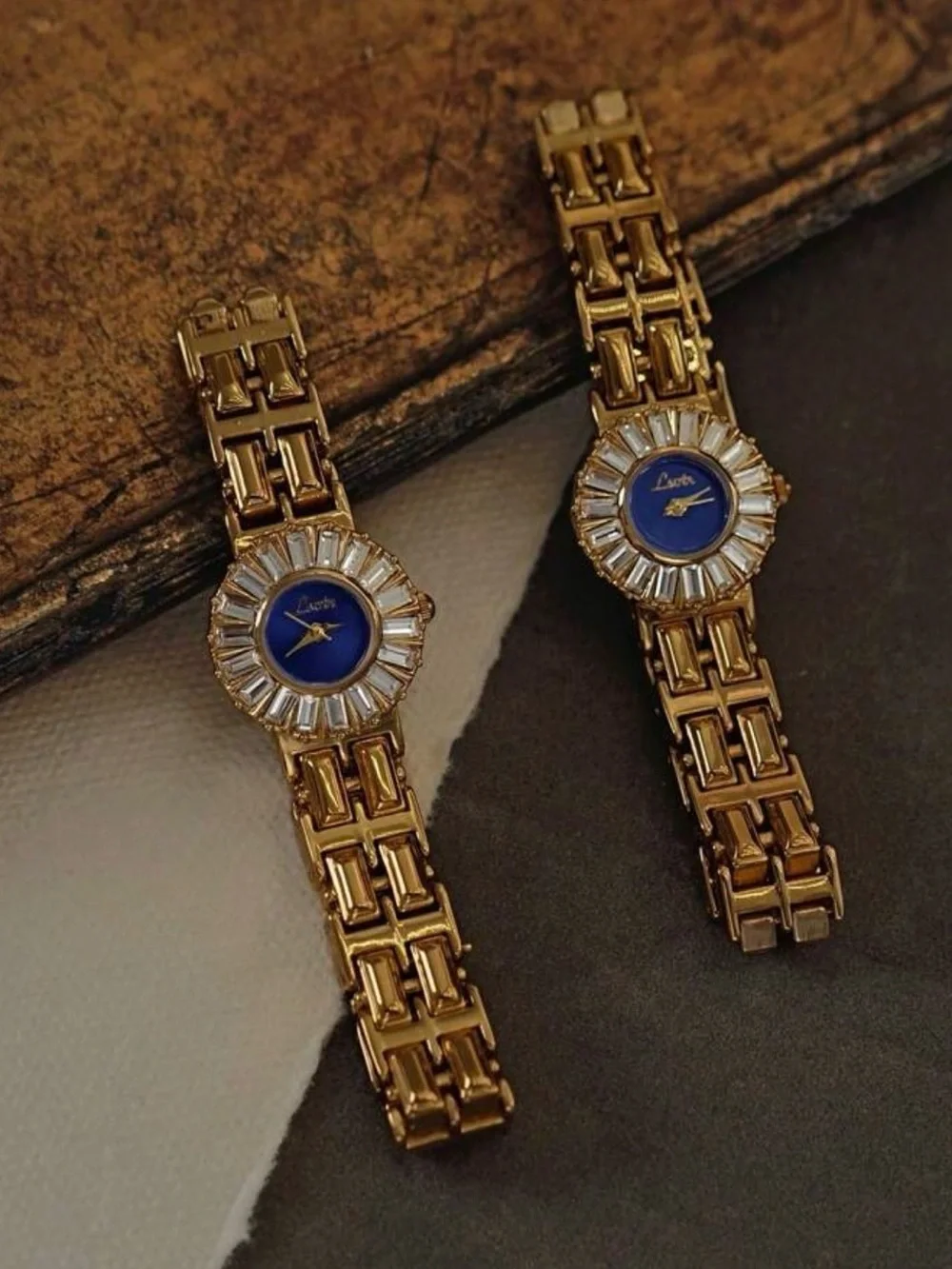Vintage Crystal Bracelet Watch - Women Accessories